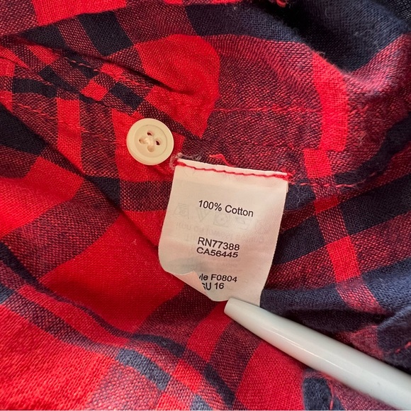 Madewell Central Shirt in Bushwick Plaid Button Down Size Small - Picture 5 of 5